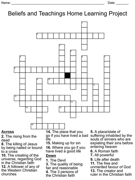 Set of beliefs crossword. Things To Know About Set of beliefs crossword. 